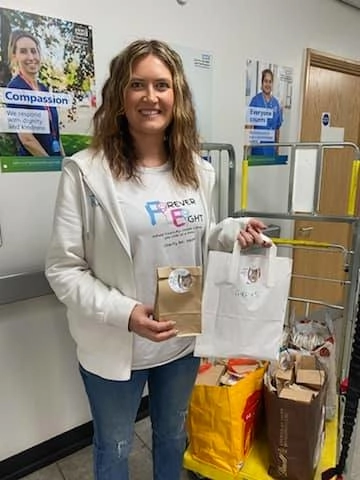 Bags for Darlington hospital for the children's ward and A&E